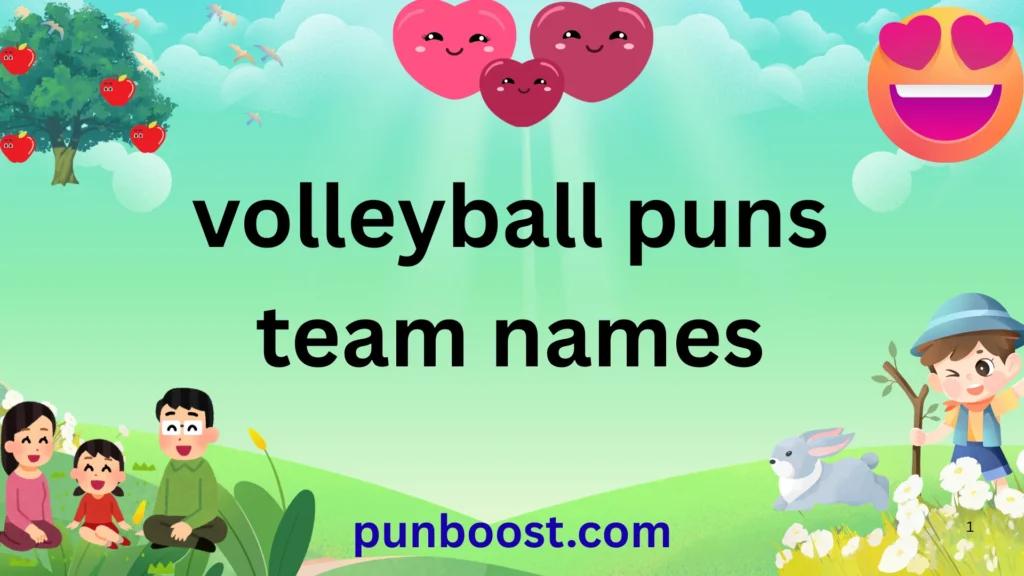 volleyball puns team names